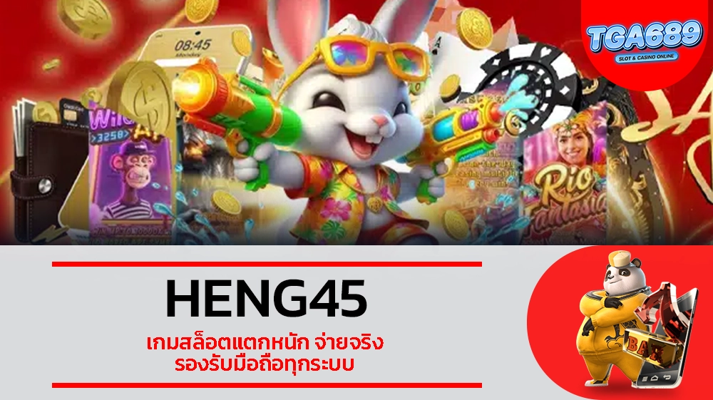TGABET689 HENG45 เกมสล็อตแตกหนัก จ่ายจริง รองรับมือถือทุกระบบ