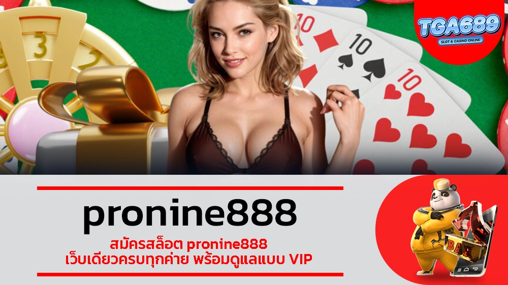 TGABET689 สมัครสล็อต pronine888 เว็บเดียวครบทุกค่าย พร้อมดูแลแบบ VIP